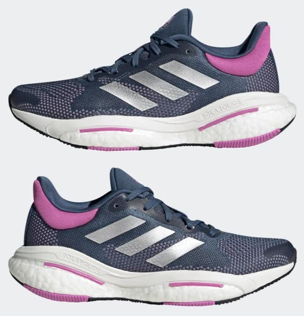 Adidas Women's Solar Glide 5 Running Shoes Athletic Blue Size 9.5 M